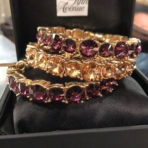 Three Tasha Gemstone Bangles